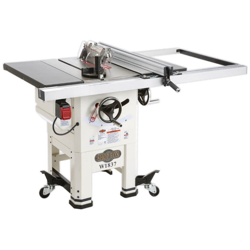 SHOP FOX® 2 HP 10″ Hybrid Open Stand Table Saw